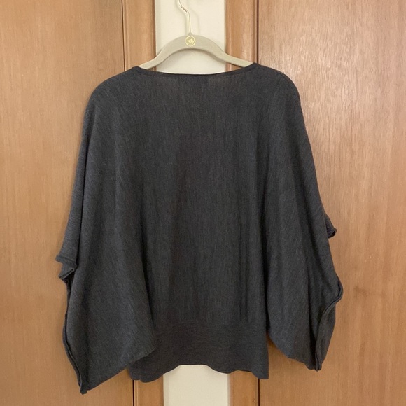 DKNY Merino Wool Top with Bell Sleeves - Picture 3 of 5